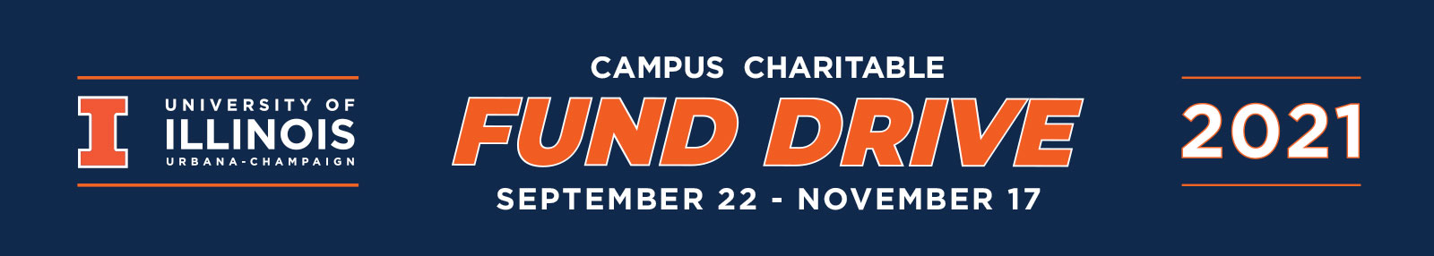 Campus Charitable Fund Drive September 22 - November 17, 2021